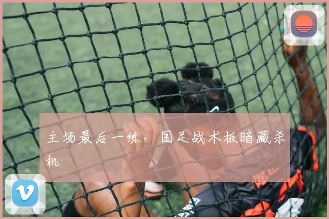 主场最后一练，国足战术板暗藏杀机